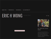 Tablet Screenshot of erichwong.com